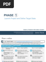 03 Select A Student Information System Phase 1 Launch Project and Define Targe