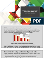 Business Administration - Detection of Fraud in Online Payment