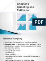 Chapter 6 - Sampling and Estimation