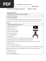 Ultrasound Specification DW-F3