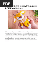 Crochet Little Deer Amigurumi PDF Free Pattern