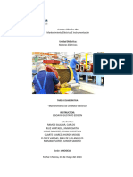 Mantenimiento de Un Motor Eléctrico - GRUPAL