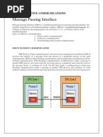 Message Passing Interface: 1. Collective Communications