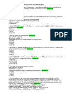 ACI Dealing Practice Exam 6 To Do