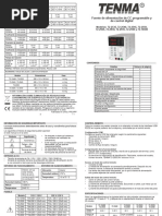 Manual de Instrucciones Fuente Alimentacion Tenma 72-2540