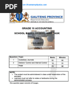 GP Accounting Grade 10 Project 2024