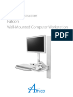 Amico Aa Wall Mounted Computer Workstation Falcon Manual