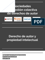 Sociedades de Gestión Colectiva de Derechos de Autor