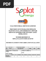 C.1 Method Statement For Fabrication of Pipe and Fittings