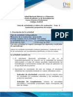 Guía de Actividades y Rúbrica de Evaluación - Fase 4 Evaluación Propuestas de Mejora