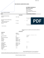 Resultados de Laboratorio Clinico Sede: Autopista Sur: Paciente: Nicolas Cubillos Martinez