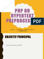 PHP - Bloc2 - Chap1 Formulaire Et Connexion