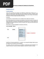 Funciones para Manejo de Cadenas de Caracteres