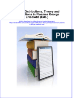 (Download PDF) Kappa Distributions Theory and Applications in Plasmas George Livadiotis Eds Online Ebook All Chapter PDF