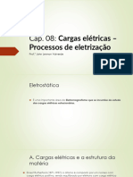 AULA 08 - Cargas Elétricas - Processos de Eletrização