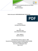 Unidad 2 Fase 3 Guía Por Actividades para El Desarrollo Del Componente Práctico Del Curso Diseño de Proyectos - 102058 15 de Mayo