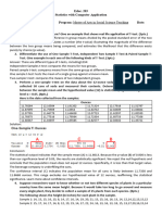 Group 11 Assessment On T-Test