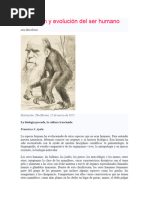 Origen y Evolución Del Ser Humano ART.