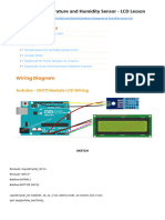 Arduino Temperature and Humidity Sensor LCD