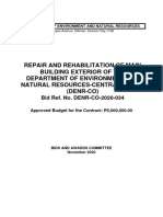 Bid Ref. No. DENR-CO-2020-034 Repair and Rehab Main Bldg. For Posting