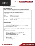 IELTS Listening Part 1 27.4.2024