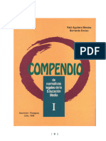 Libro-Compendio de Normativas Legales-Educación Media-1998