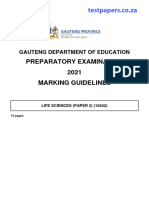 Gr12 Life Sciences P2 (English) 2021 Preparatory Possible Answers