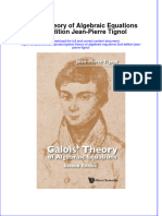 (Download PDF) Galois Theory of Algebraic Equations 2Nd Edition Jean Pierre Tignol Online Ebook All Chapter PDF