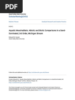 Aquatic Mesohabitats - Abiotic and Biotic Comparisons in A Sand-Do