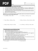 Exercise19.2aH - Balancing Redox Equations