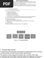 Water Requirements