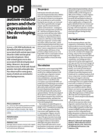 Diverse Mutations in Autism-Related Genes and Their Expression in The Developing Brain