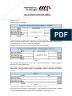 Modelo Do Relatório para Provisão Do 13º Salário