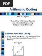 Data Compression Arithmetic Coding