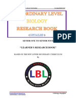 S1-S4 Bio Learner's Research Book (LBL)