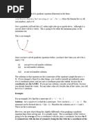 Sketching Parabola