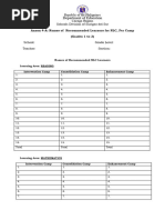 ANNEX 4 A - Names of Learners For NLCPer CampGrade 1 3