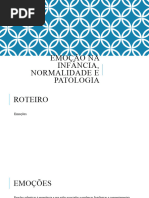 Emoções Na Infancia e Psicopatologia