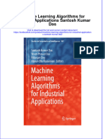 (Download PDF) Machine Learning Algorithms For Industrial Applications Santosh Kumar Das Online Ebook All Chapter PDF