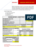 Indegene LTD IPO Note