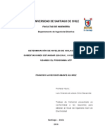 Determinación Niveles de Aislación para SSEE