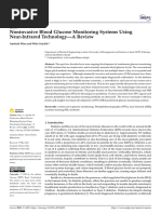 Noninvasive Blood Glucose Monitoring Systems Using NIR Technology