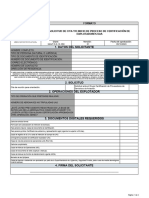 Datos Del Solicitante: Formato Solicitud de Cita Y/O Inicio de Proceso de Certificación de Explotadores Uas