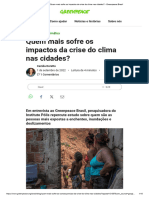 Quem Mais Sofre Os Impactos Da Crise Do Clima Nas Cidades - Greenpeace Brasil