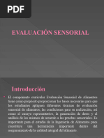 Evaluación Sensorial Presentación