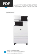 HP Color LaserJet MFP E77822, E77825, E77830HP Color LaserJet MFP E78323, E78325, E78330 Service Manual