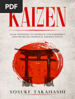 KAIZEN Lean Thinking To Improve Your Mindset and Increase Personal Productivity by Takahashi, Sosuke (Takahashi, Sosuke)