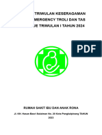 Laporan Keseragaman Daftar Emergency Troli Dan Tas Code Blu1 (TW 1)