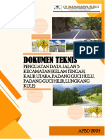 Proposal Teknis Penguatan Data Jalan 5 Kecamatan