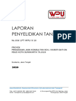 Report Soil Investigation RSUD Kota Surakarta